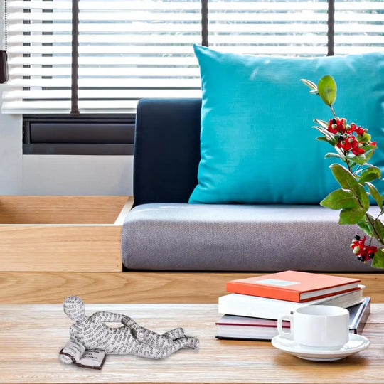 Reading Statue Man Reading Book Statue