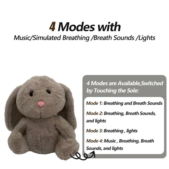 Soothing Elephant Plush Doll Toy Sleeping Companion