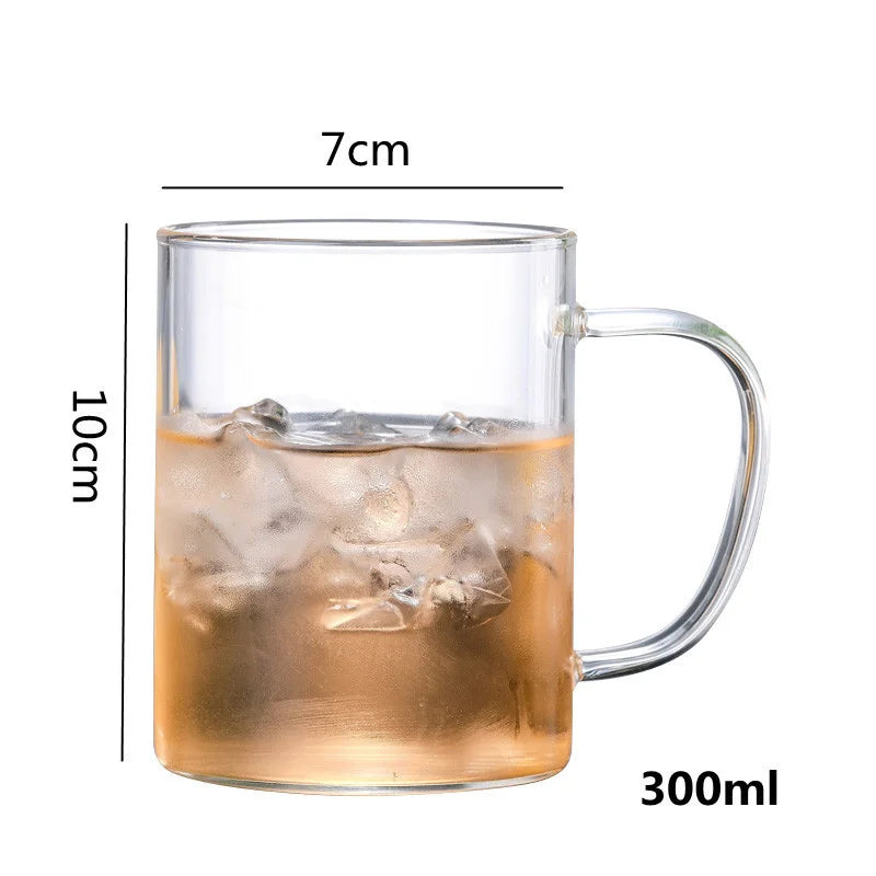 High Borosilicate Glass Coffee Mug