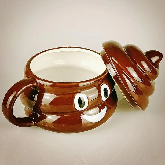 Japanese Style Shape Instant Noodle Bowl, Ceramic Personality Spoof Friends Classmate Gifts, Creative Mugs, 450ML Water Cup, 1Pc