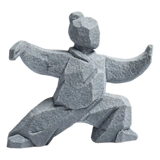 Tai Chi Master Cement Figurine