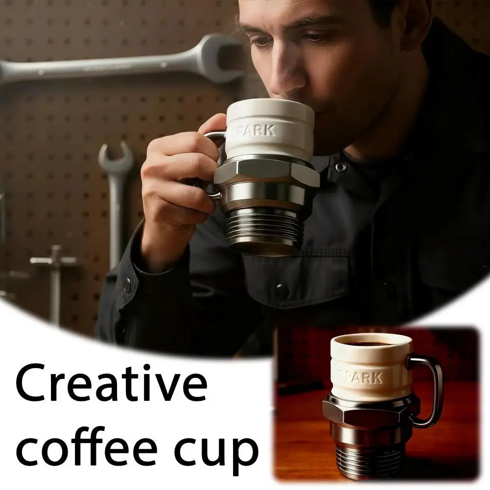 Novelty Spark Plug Coffee Mug