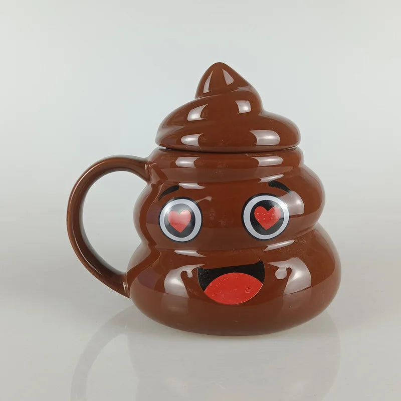 Japanese Style Shape Instant Noodle Bowl, Ceramic Personality Spoof Friends Classmate Gifts, Creative Mugs, 450ML Water Cup, 1Pc