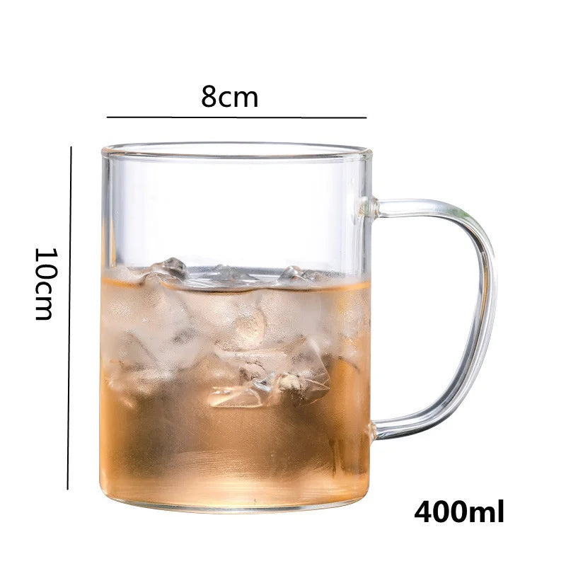 High Borosilicate Glass Coffee Mug