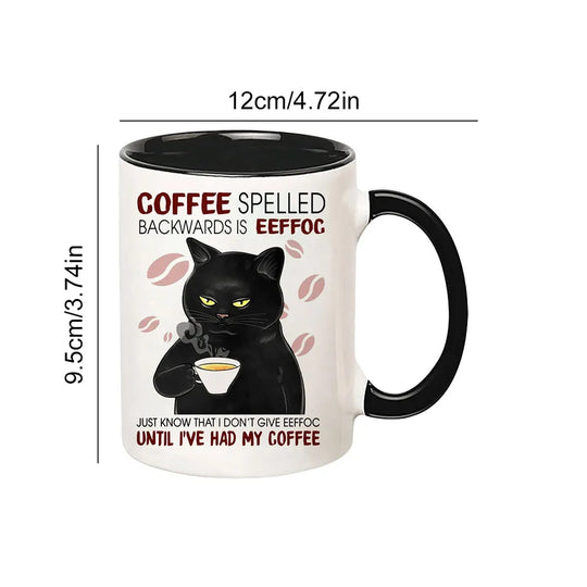 Lord Of The Cats Mug - The Furrllowship Of The Ring Cat Lovers Coffee Mug
