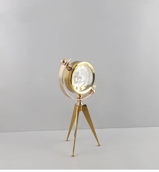 Modern Gold Table Clock
