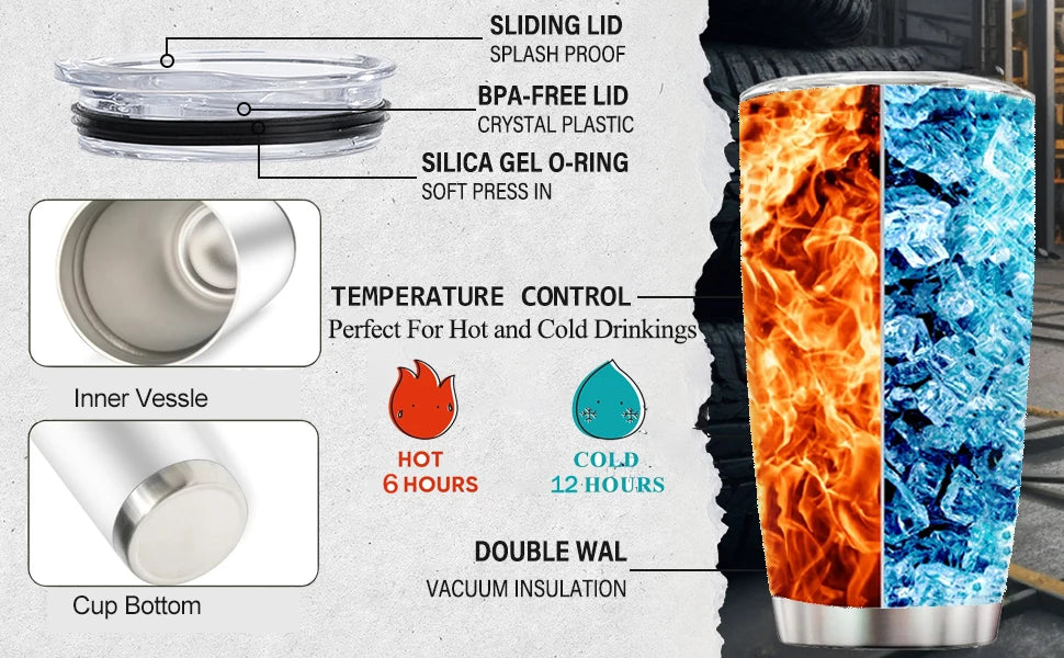 20Oz WD40 Stainless Steel Vacuum Insulated Tumbler