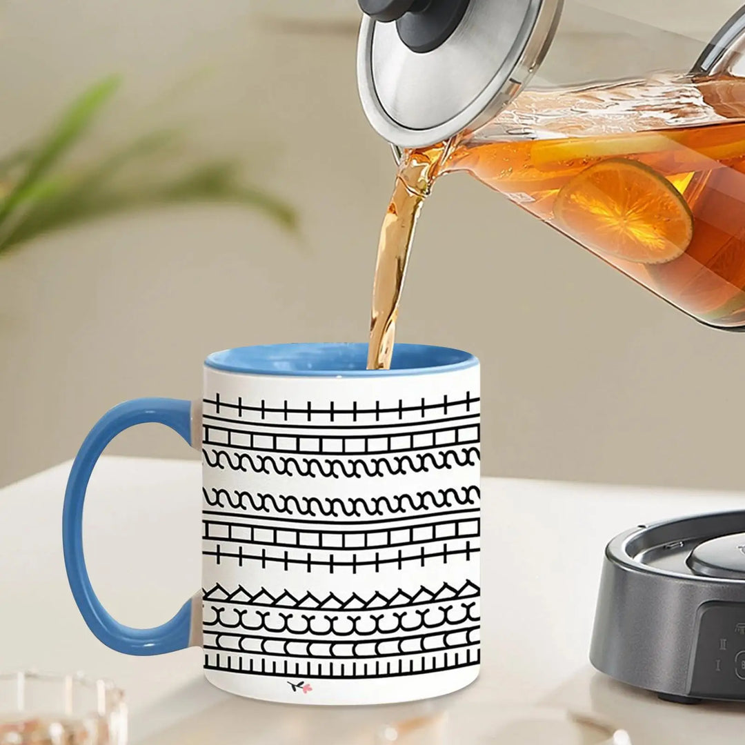 Hidden Message Coffee Mug Ceramic Chocolate Milk Cup Modern Coffee Lover Gift Kitchen Accessories Message Coffee Tumbler