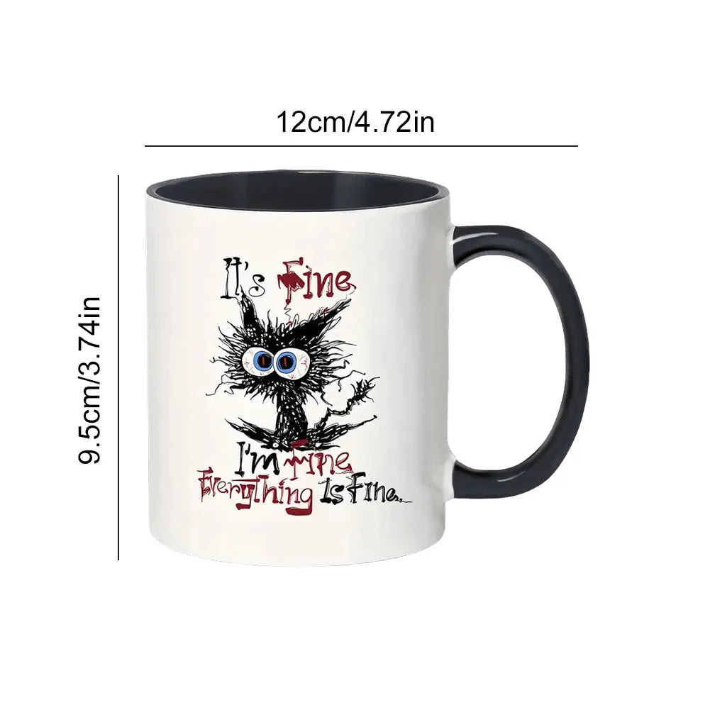 Lord Of The Cats Mug - The Furrllowship Of The Ring Cat Lovers Coffee Mug