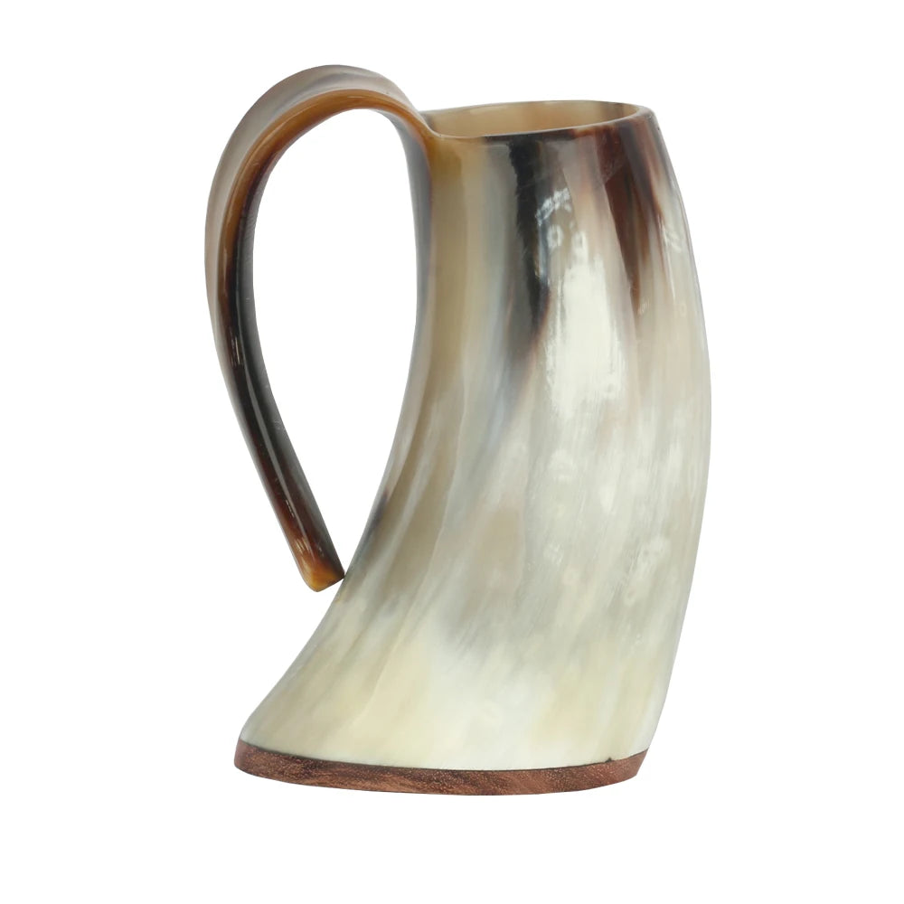Natural Handmade Viking Mug Drinking Horn
