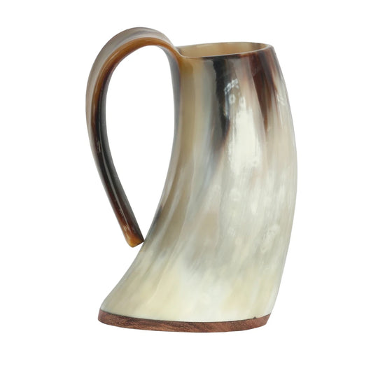 Natural Handmade Viking Mug Drinking Horn