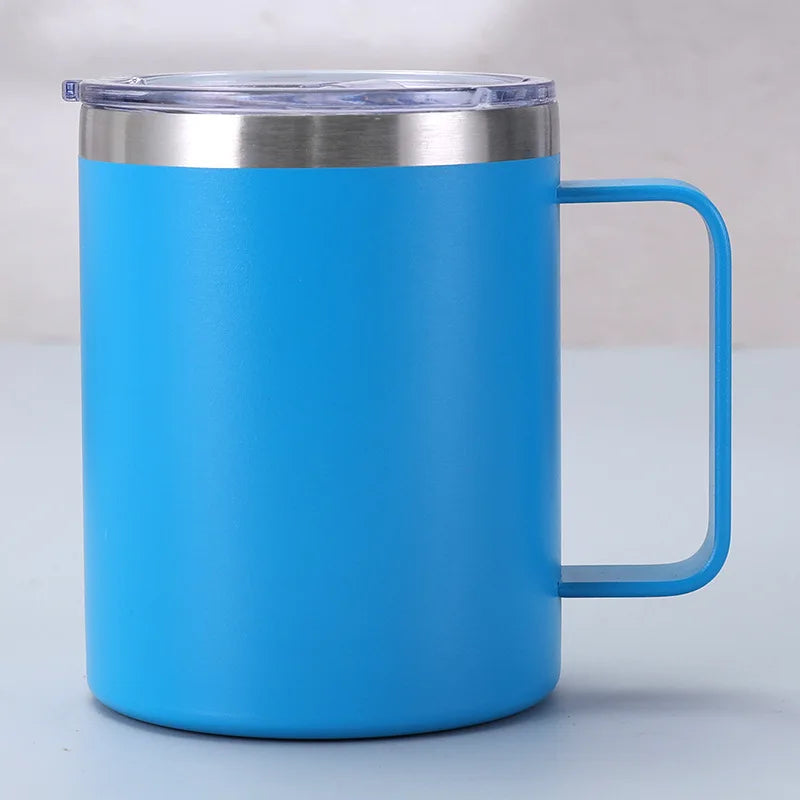 350ml 12oz stainless steel mug coffee mug cup with handle