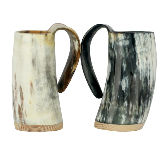 Natural Handmade Viking Mug Drinking Horn