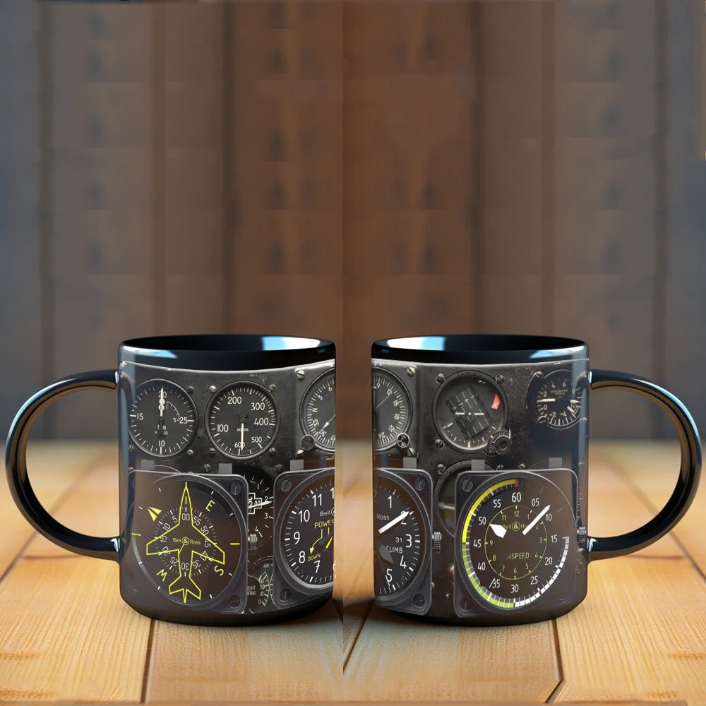 Space Shuttle Dashboard Ceramic coffee Mug