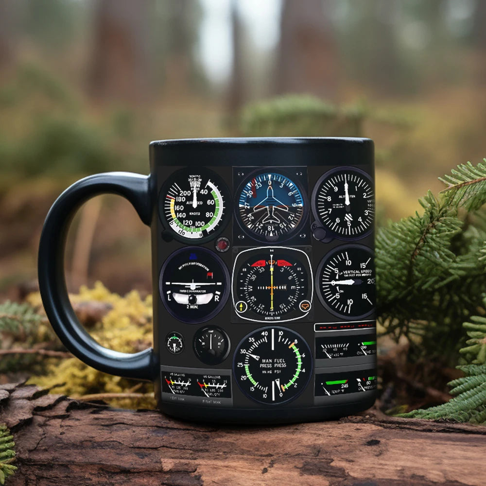 Space Shuttle Dashboard Ceramic coffee Mug