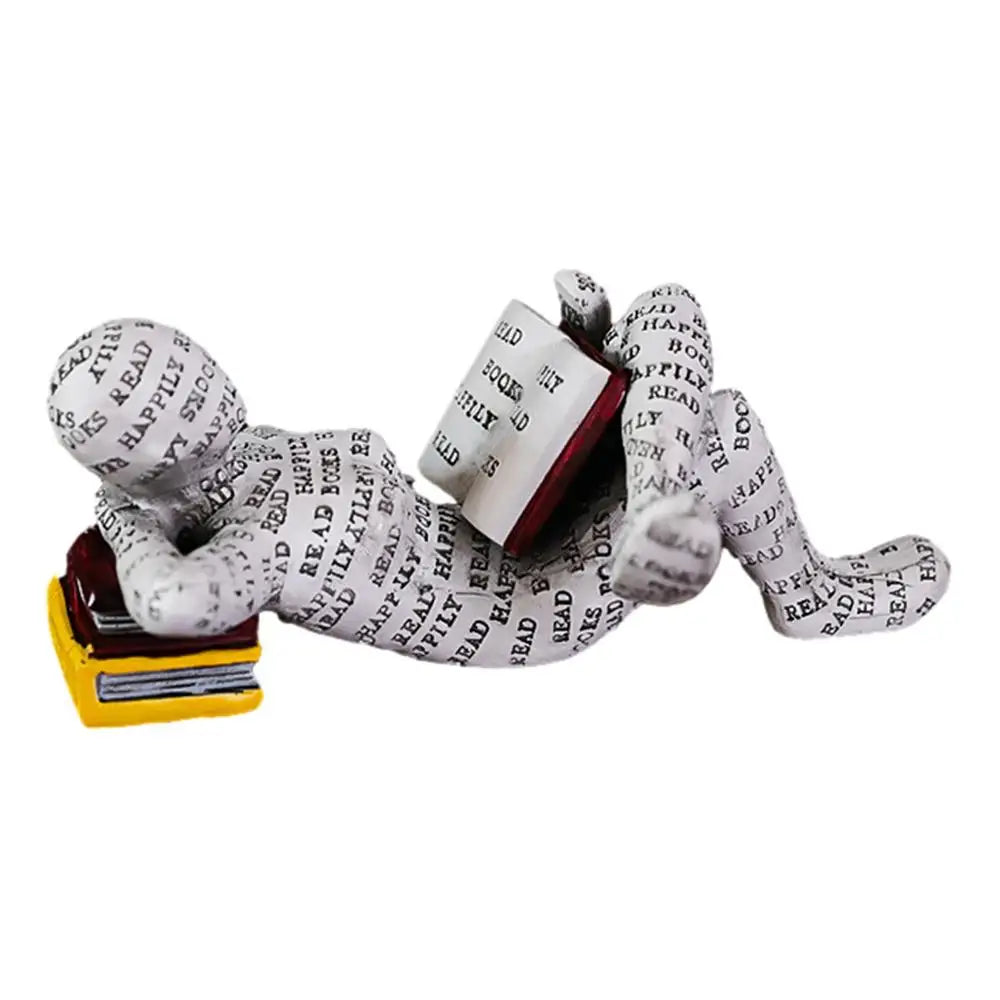 Reading Statue Man Reading Book Statue