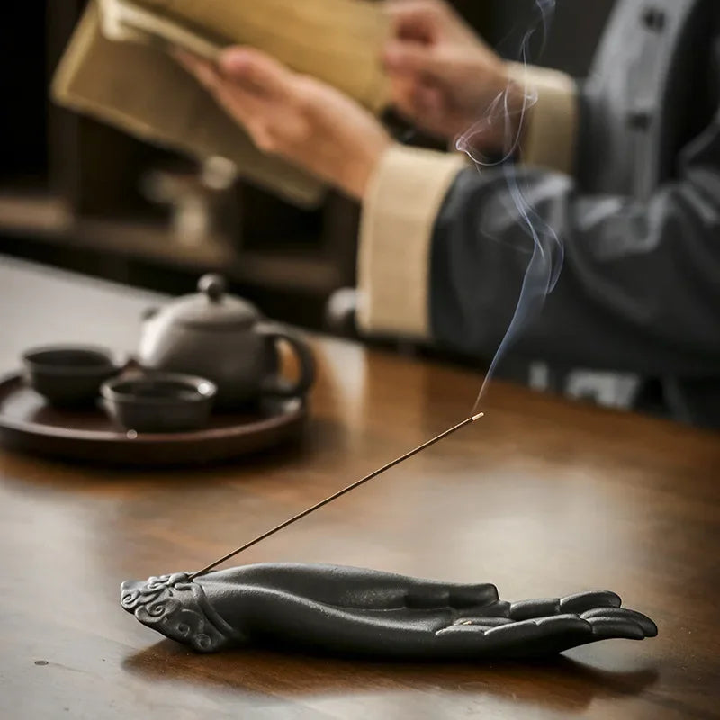 Buddha Hand Shape Incense Burner