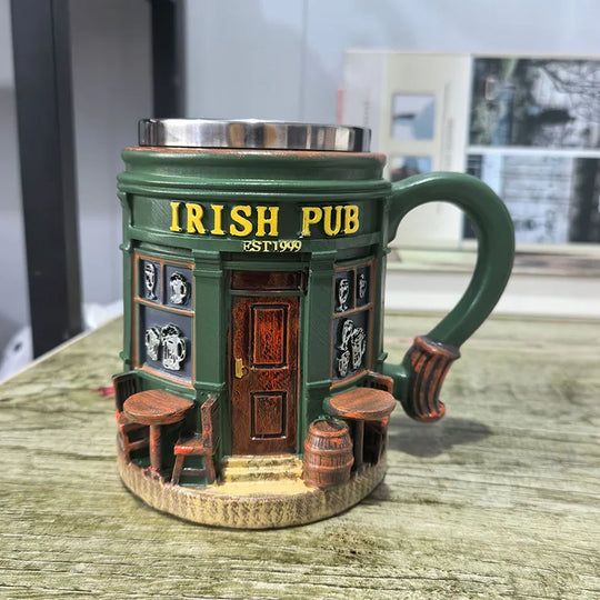 Irish Pub Drinkware 3D Coffee Mug