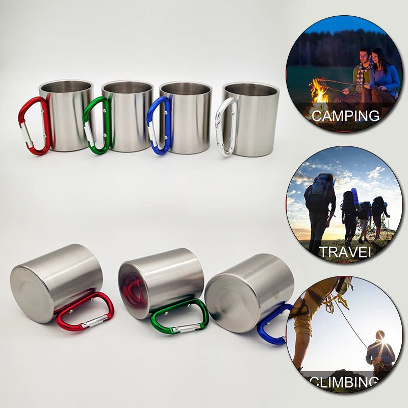 Camping Mug Stainless Steel Cup