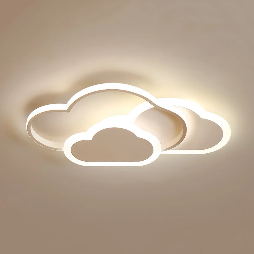 Cloud LED Ceiling Lamp 22" Modern Minimalist Lighting