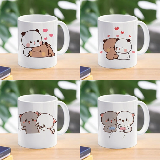 Panda Bear Bubu Dudu Coffee Milk Cup