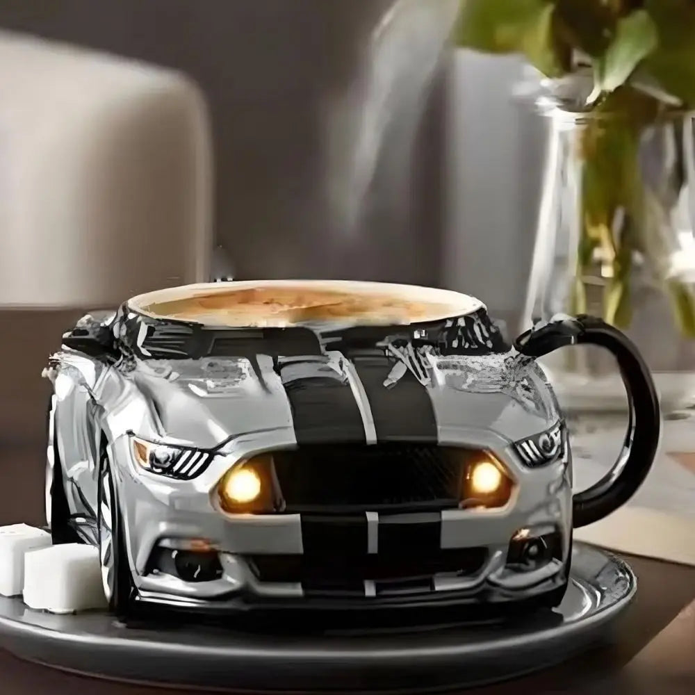 Creative Handmade Car Shaped Coffee Cup