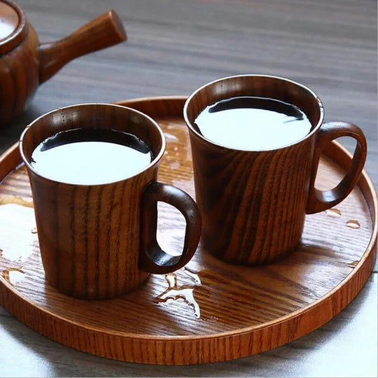 Handmade Wood Cup Wooden Coffee Beer Mugs