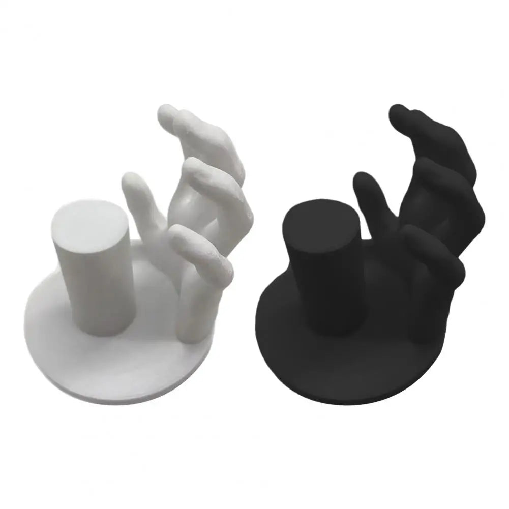 Resin Toilet Paper Holder Unique Hand-shaped Toilet Paper Holder for Bathroom Decor Wall Mounted Sculpture for Kitchen Tissue