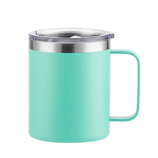 350ml 12oz stainless steel mug coffee mug cup with handle