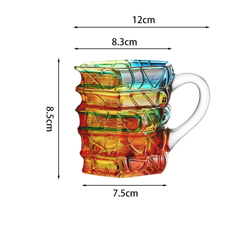 JUSTINLAU Painted Book Mug Coffee Cup