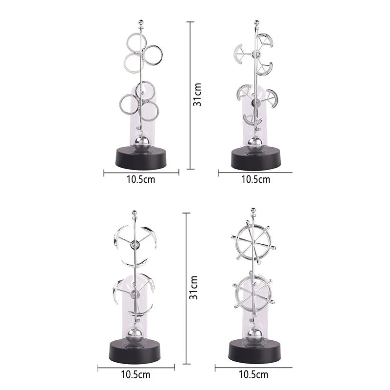 Double-Wheel Perpetual Motion Instrument