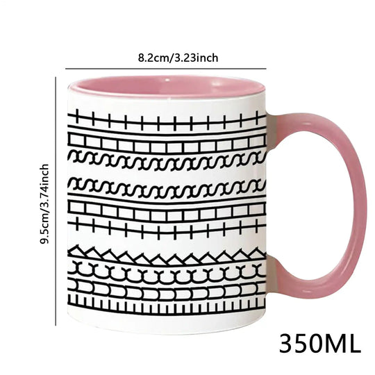 Hidden Message Coffee Mug Ceramic Chocolate Milk Cup Modern Coffee Lover Gift Kitchen Accessories Message Coffee Tumbler