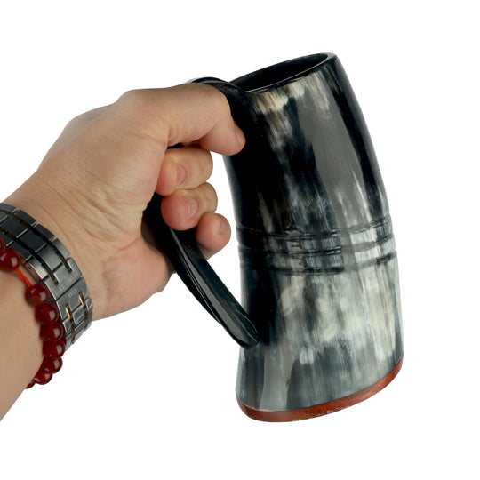 Natural Handmade Viking Mug Drinking Horn