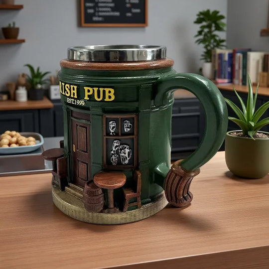 Irish Pub Drinkware 3D Coffee Mug