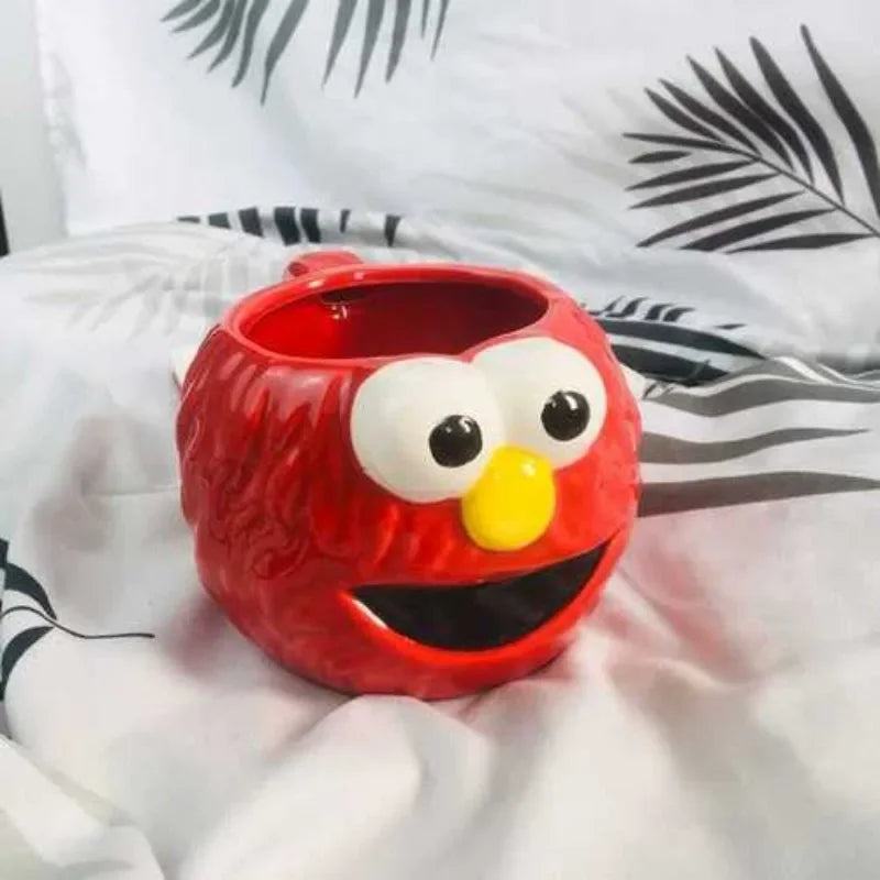 Cartoon Sesame Elmo Coffee Mug