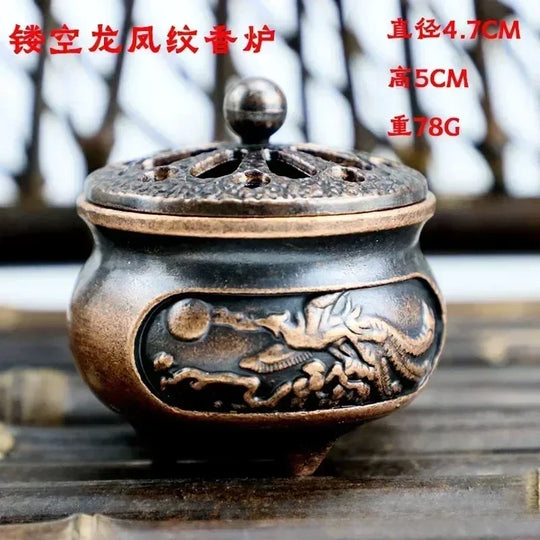 Buddhist,Lotus, Ancient  Incense Burner, Copper Alloy