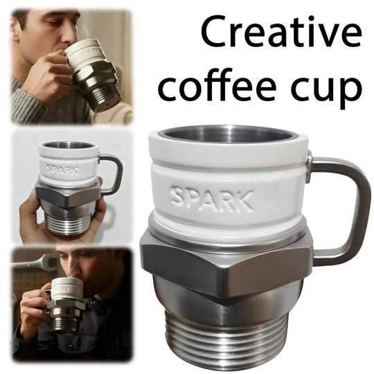 Novelty Spark Plug Coffee Mug