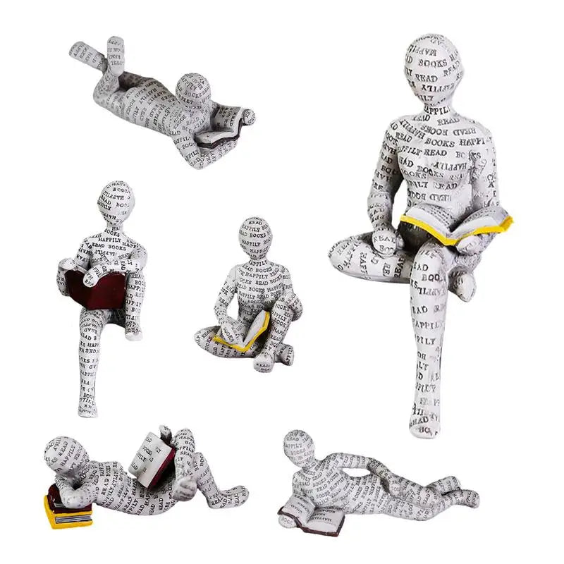 Reading Statue Man Reading Book Statue