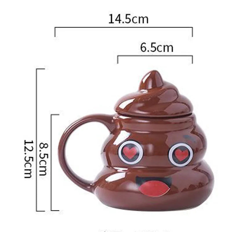 Japanese Style Shape Instant Noodle Bowl, Ceramic Personality Spoof Friends Classmate Gifts, Creative Mugs, 450ML Water Cup, 1Pc