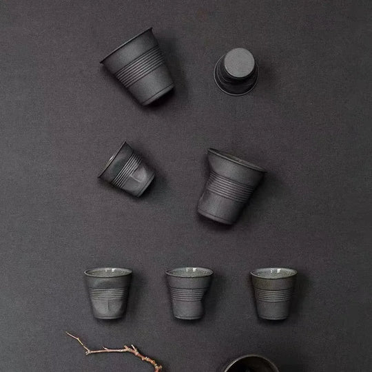 Irregular Ceramic Mug Hand-pinch Coffee Cup Mugs