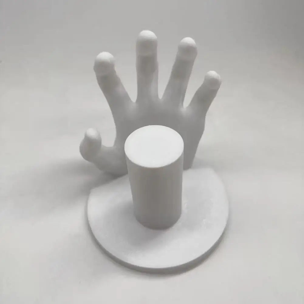 Resin Toilet Paper Holder Unique Hand-shaped Toilet Paper Holder for Bathroom Decor Wall Mounted Sculpture for Kitchen Tissue