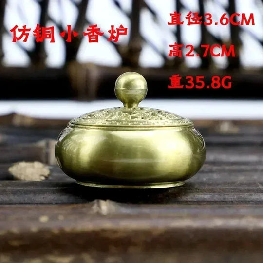 Buddhist,Lotus, Ancient  Incense Burner, Copper Alloy