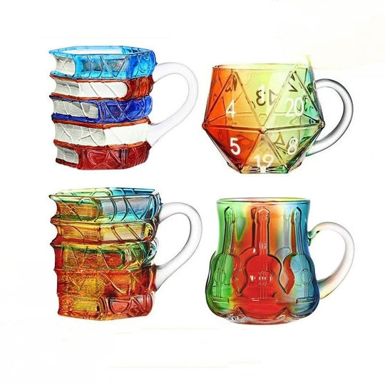 JUSTINLAU Painted Book Mug Coffee Cup