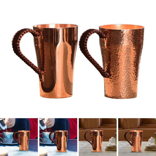 Copper Coffee Mug Moscow Mules Cup Thickened Copper Tea Mug