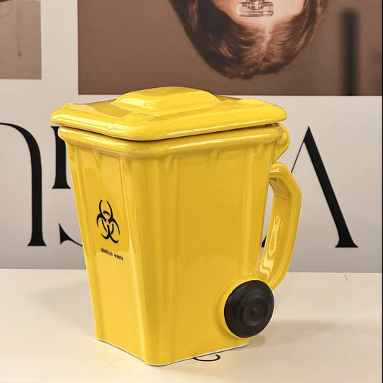 Creative Ceramic 3D Recycling Bin Mug