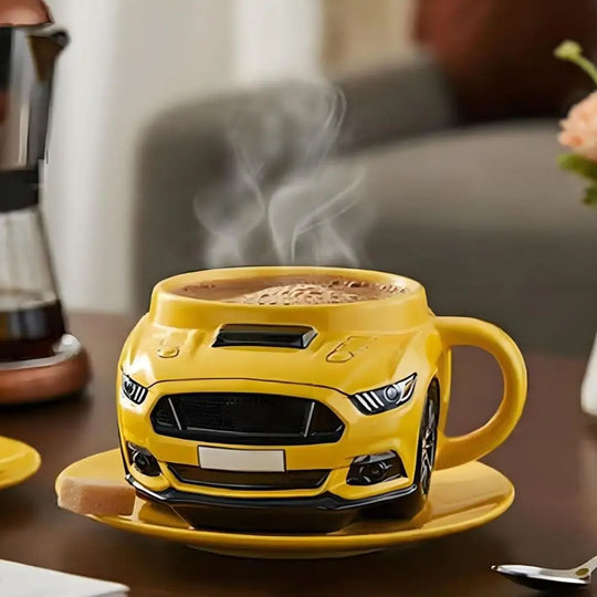 Creative Handmade Car Shaped Coffee Cup
