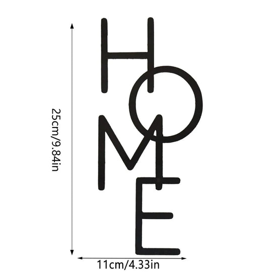 Wooden HOME Wall Art Sign, Rustic Handcrafted Letter Decor, Farmhouse Living Room Wall Decoration, Housewarming Wedding Gift