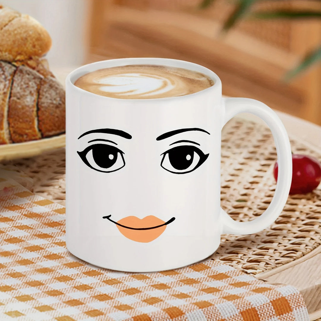Woman Face Funny Mug,