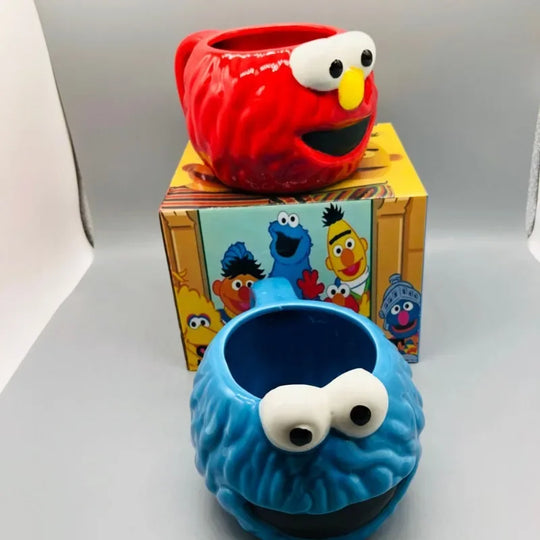 Cartoon Sesame Elmo Coffee Mug