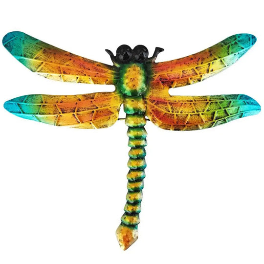 Iron Gecko Wall Art Ornaments Home Wall Decoration Simulation Realistic Metal Hummingbird Lizard Sculptures Garden Statue